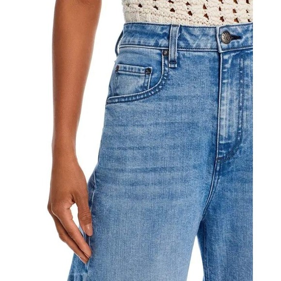 $278 NWT Rag & Bone Charlie high-rise barrel leg jeans in Jalen Size 30 - Picture 2 of 8